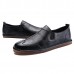 Comfy Men Casual Soft Sole Genuine Leather Flats Loafers