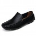 US Size 6.5-12 Men Flat Casual Outdoor Leather Soft Comfortable Flats Loafers Shoes