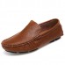 US Size 6.5-12 Men Flat Casual Outdoor Leather Soft Comfortable Flats Loafers Shoes