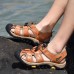 Comfy Genuine Leather Soft Soles Outdoor Hiking Sandals