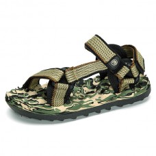 Men Sandals Casual Camouflage Hook Loop Beach Shoes