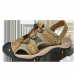 Men Soft Comfy Outdoor Hiking Leather Slipper Sandals