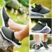 US Size 5-10 Men Sandals Slipper Comfortable Breathable Slip On Beach Sandals Flats Summer Slipper