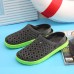 Men Rings Pattern Outdoor Beach Sandal Slippers