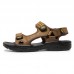 Men Soft Genuine Leather Beach Casual Daily Sandals