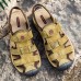 Men Breathable Anti-collision Toe Hook Loop Outdoor Sandals