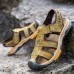 Men Breathable Anti-collision Toe Hook Loop Outdoor Sandals