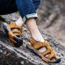 Men Breathable Anti-collision Toe Hook Loop Outdoor Sandals