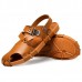 Men Beach Sandals Outdoor Summer Slip On Flat Shoes