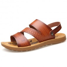 Men Soft Sole Two Way Wear Sandals Beach Shoes