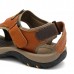 Men Anti Collision Toe Wear Resistance Outsole Comfy Casual Leather Sandals