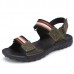 Men Comfortable Leather Hook Loop Sandals Beach Sandals Shoes