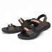 Men Comfortable Leather Hook Loop Sandals Beach Sandals Shoes