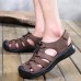 Men Comfy Anti Collision Toe Hook Loop Sandals Outdoor Shoes