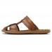 Men Breathable Leather Soft Sole Sandals Two Way Wear Shoes