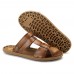 Men Breathable Leather Soft Sole Sandals Two Way Wear Shoes