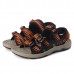 Men Breathable Knitted Comfy Outdoor Hook Loop Sandals