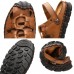 Men Slip-on Hand Stitching Genuine Leather Beach Sandals