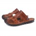 Men Adjustable Hollow Out Soft Sole Casual Beach Sandals