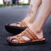 Men Adjustable Hollow Out Soft Sole Casual Beach Sandals