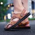 Men Adjustable Hollow Out Soft Sole Casual Beach Sandals