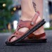 Men Adjustable Hollow Out Soft Sole Casual Beach Sandals