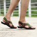 Men Comfy Summer Shoes Breathable Cloth Hook Loop Sandals