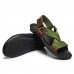 Men Comfy Summer Shoes Breathable Cloth Hook Loop Sandals