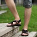 Men Comfy Summer Shoes Breathable Cloth Hook Loop Sandals