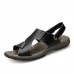 Men Comfy Sole Casual Genuine Leather Sandals Two Way Wear Summer Shoes