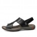 Men Comfy Sole Casual Genuine Leather Sandals Two Way Wear Summer Shoes