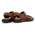 Large Size Summer Men Leather Sandals Leather Breathable Sandals Outdoor Beach Shoes