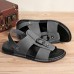 Men Microfiber Lightweight Soft Opened Toe Casual Sandals