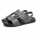 Men Microfiber Lightweight Soft Opened Toe Casual Sandals