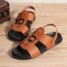 Men Microfiber Lightweight Soft Opened Toe Casual Sandals