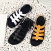 Men Breathable Leather Roman Sandals Two Way Wear Shoes