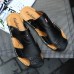 Men Casual Soft Anti Collision Toe Genuine Leather Sandals