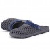 Men Hollow Out Beach Casual Slipper Sandals In Mesh