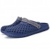 Men Hollow Out Beach Casual Slipper Sandals In Mesh