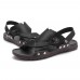 Men Microfiber Hollow Out Opened Toe Casual Beach Sandals