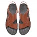 Men Microfiber Hollow Out Opened Toe Casual Beach Sandals