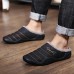 Men Daily Soft Home Warm Plush Lining Slippers