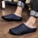 Men Daily Soft Home Warm Plush Lining Slippers