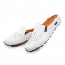 Slipper Shoes Men Hollow Out Casual Sandals In Leather