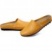 Slipper Men Hollow Out Casual Beach Slip On In Leather