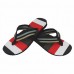 Men Fashion Summer Striped Beach Flip Flops Home Thong Slipper Casual Flats Shoes