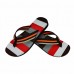 Men Fashion Summer Striped Beach Flip Flops Home Thong Slipper Casual Flats Shoes