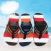 Men Fashion Summer Striped Beach Flip Flops Home Thong Slipper Casual Flats Shoes