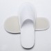 1Pair Closed Toe White Disposable Hotel Slippers SPA Slippers