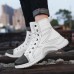 Men Casual Soft Fashion Line Stitching Ankle Boots